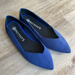 Rothy’s The Point in Maritime Navy Blue thumbnail 1