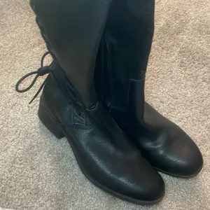 Steve Madden lace up boots black vegan leather 10 thumbnail 6