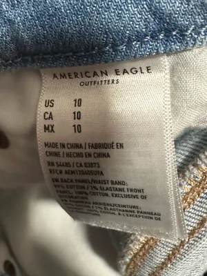 American Eagle Outfitters Light Blue Distressed Denim Cutoff Shorts thumbnail 4