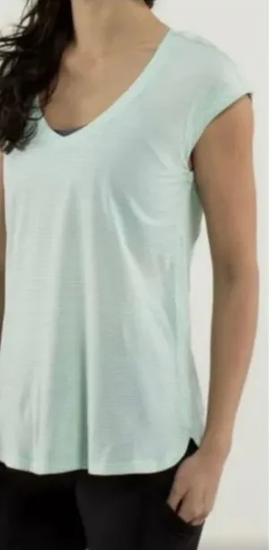 Lululemon Track Tee Heathered Fresh Teal / Fresh Teal thumbnail 1