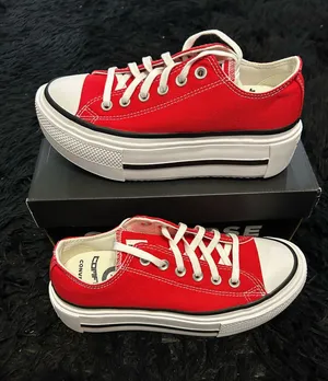 CONVERSE Ctas lift double stack OX red platform shoes sneakers women’s 8.5 new thumbnail 1
