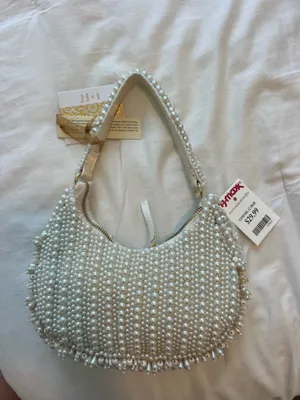 Beaded Bag White thumbnail 2