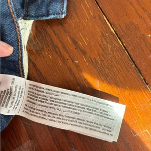 Abercrombie distressed denim skirt size 0 100% cotton thumbnail 2