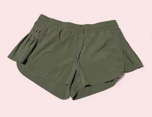 JoyLab Olive Green Athletic Shorts with Pleat Detail thumbnail 1