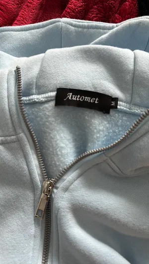 Amazon Baby Blue Cropped Sweatshirt thumbnail 4