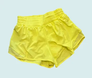Lululemon Hotty Hot Shorts Neon Yellow thumbnail 1