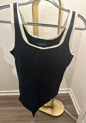 Abercrombie and Fitch black bodysuit thumbnail 1