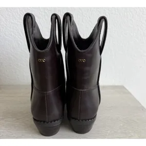 Michael Kors Noemie Women's Brown Leather Pull-On Ankle Bootie Pointed W 5.5 thumbnail 7
