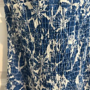 Hello Molly Floral Maxi Dress Blue White Size 8 thumbnail 3