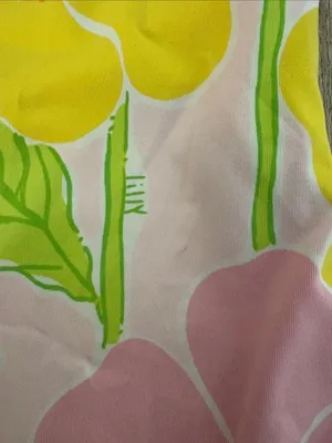 Lilly Pulitzer Vintage Floral One Piece Bathing Suit Women’s Size 10 thumbnail 2