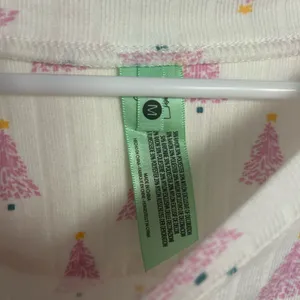 Honeydew Pink Christmas Tree Cuddle Crew Pajama Set Medium NEW thumbnail 5