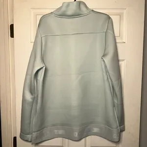 Under Armour Women's Mock Neck‎ Pullover Sweatshirt Loose Fit XL Light green thumbnail 2