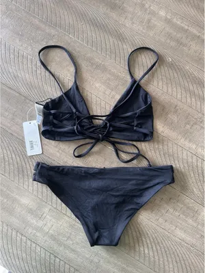 NWT L*Space 2-Piece Bikini Swimsuit Haley Top & Estella Bottoms Women’s Medium thumbnail 3