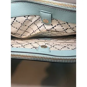 Kate Spade New York Loden Newbury Lane Satchel Hand Bag Light Blue Saffiano‎ thumbnail 5
