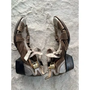 Freebird By Steven Arrow Women's Brown Leather Sandals Size 9 thumbnail 10
