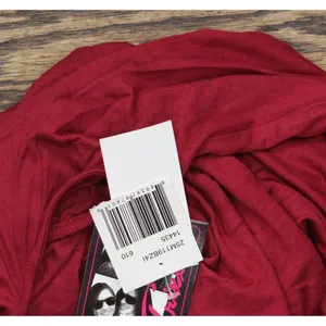 Trixxi Juniors Mock-Turtleneck A-Line Dress Red M thumbnail 4