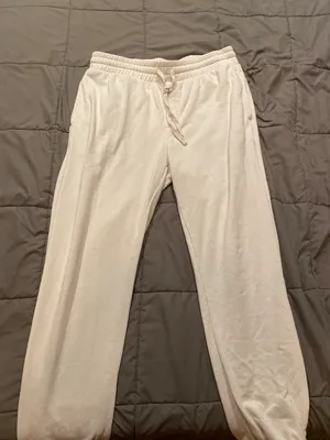 No Boundaries White Sweatpants thumbnail 1