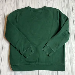 Y2K Vintage Granny Style Cardinal Christmas Sweatshirt Green Large thumbnail 7