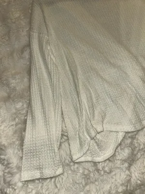 Material Girl Twist Knot White Sweater thumbnail 5