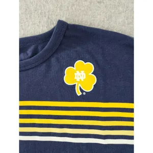 NWT Womens Fanatics Navy Notre Dame Fighting Irish Tie Breaker T-Shirt sz MEDIUM thumbnail 3