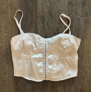 LA Hearts Pale Pink Corset Top thumbnail 1