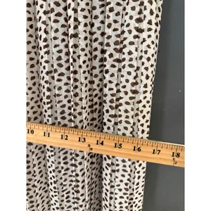 Joie Womens Large Brown Cream Abstract Animal Print Pleated‎ Maxi Skirt Elastic thumbnail 4