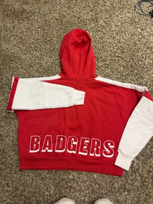 UW Madison Sweatshirt Red Size M thumbnail 2