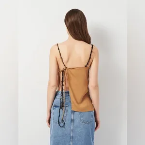 ZARA Textured Top with Straps Detail thumbnail 5
