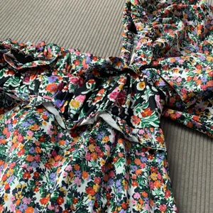 For love & Lemons size large nwt Hudson mini dress Chic Floral ruffle black thumbnail 7