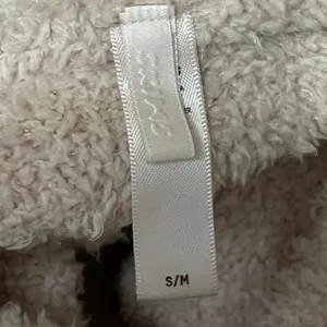 Skims Women's Cream Fleece Fuzzy Teddy Full Zip Hoodie Sweatshirt Top Size S thumbnail 4