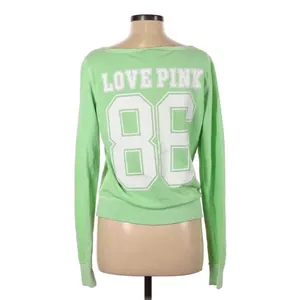 Victoria's Secret PINK Green Sweatshirt Size Small thumbnail 2