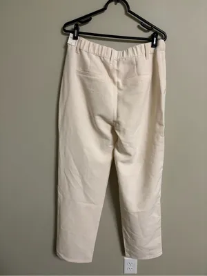 Abercrombie & Fitch Cream Dress Pants Trousers Size Medium New Career Office thumbnail 2