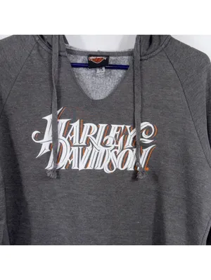 Harley-Davidson Savannah GA Gray Hoodie Size M thumbnail 2