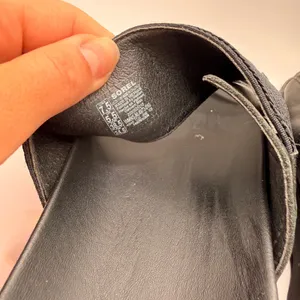 Sorel Kinetic Impact II Slide Black Leather Platform‎ Sandal Womens 7.5 thumbnail 7