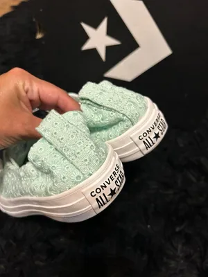 CONVERSE Chuck Taylor all star shoreline crochet green shoes sneakers sz 7 new thumbnail 4
