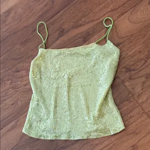 Non Signe Chartreuse Sequenced Baby Tank Size Small thumbnail 5
