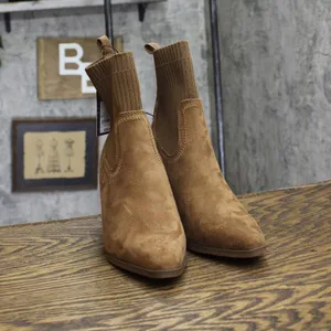 Universal Thread Womens Kinley Ankle Boots 88225770 Cognac Brown 6.5M thumbnail 3