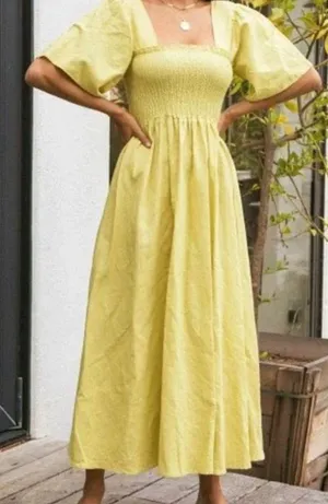 Charlie Holiday Tuscany Dress Chatreuse thumbnail 3