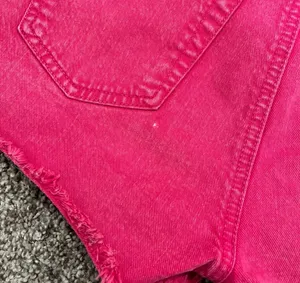 7 For All Mankind Hot Pink Jean Shorts thumbnail 3