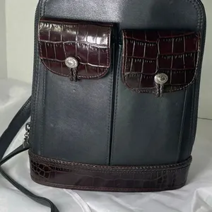 Brighton One World leather 20” strap zip around bag thumbnail 1