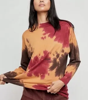Free People Long Sleeve Tunic Top French Roast NWT thumbnail 1
