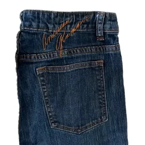 Badgley‎ Mischka American Glamour women’s denim jeans size 10 cotton blend jeans thumbnail 7