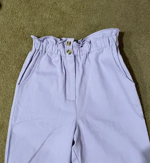 Jessy B Paper-bag Waist Purple Jeans thumbnail 3