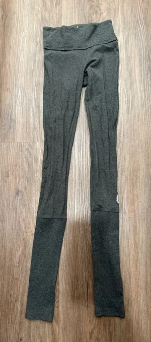 Free People Movement Leggings Charcoal Grey High Waist Cropped‎ XS thumbnail 1