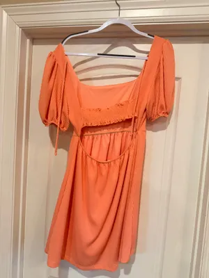 Altar'd State Dress Mini Coral thumbnail 2