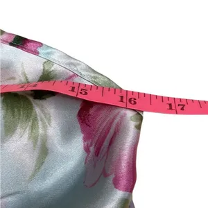 Y2K Vintage Secret Treasures Floral Satin babydoll slip dress camisole small thumbnail 6