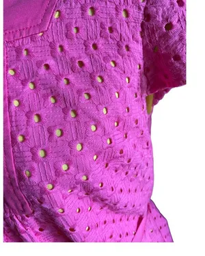 NWOT- Gorgeous pink eyelet dress thumbnail 4