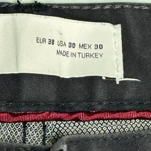 Zara Mens Skinny Fit‎ Black Pants 5-Pocket Denim Style Trousers Size 30 thumbnail 5