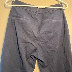 Old Navy Women's Flare Jeans - Navy Blue Wide Leg SZ 8 High-Rise Y2K Pixie thumbnail 6