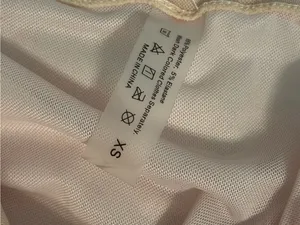 Mesh Printed Floral Maxi Skirt Yellow Size XS thumbnail 4